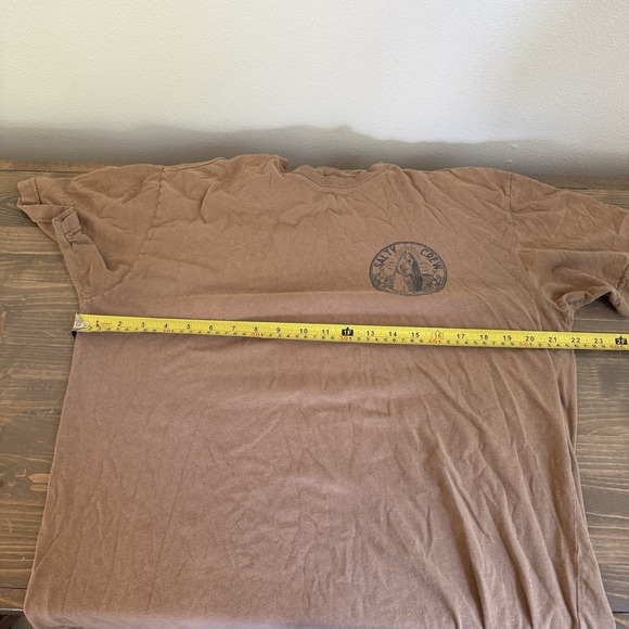 Salty Crew Men's XL Beige Fishing Short Sleeve Tee T-Shirt Top - Picture 5 of 7
